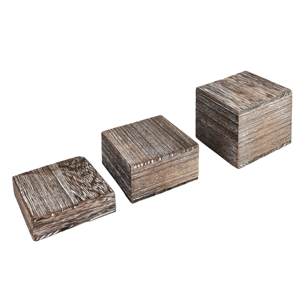 Ikee Design® Wooden Riser 3 Piece Set
