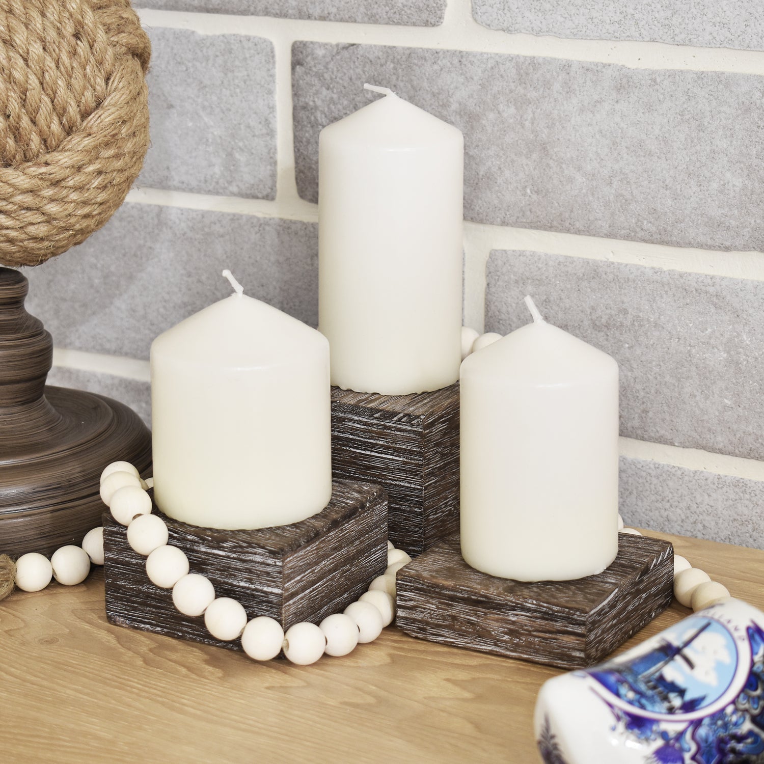 Ikee Design® Wooden Riser 3 Piece Set