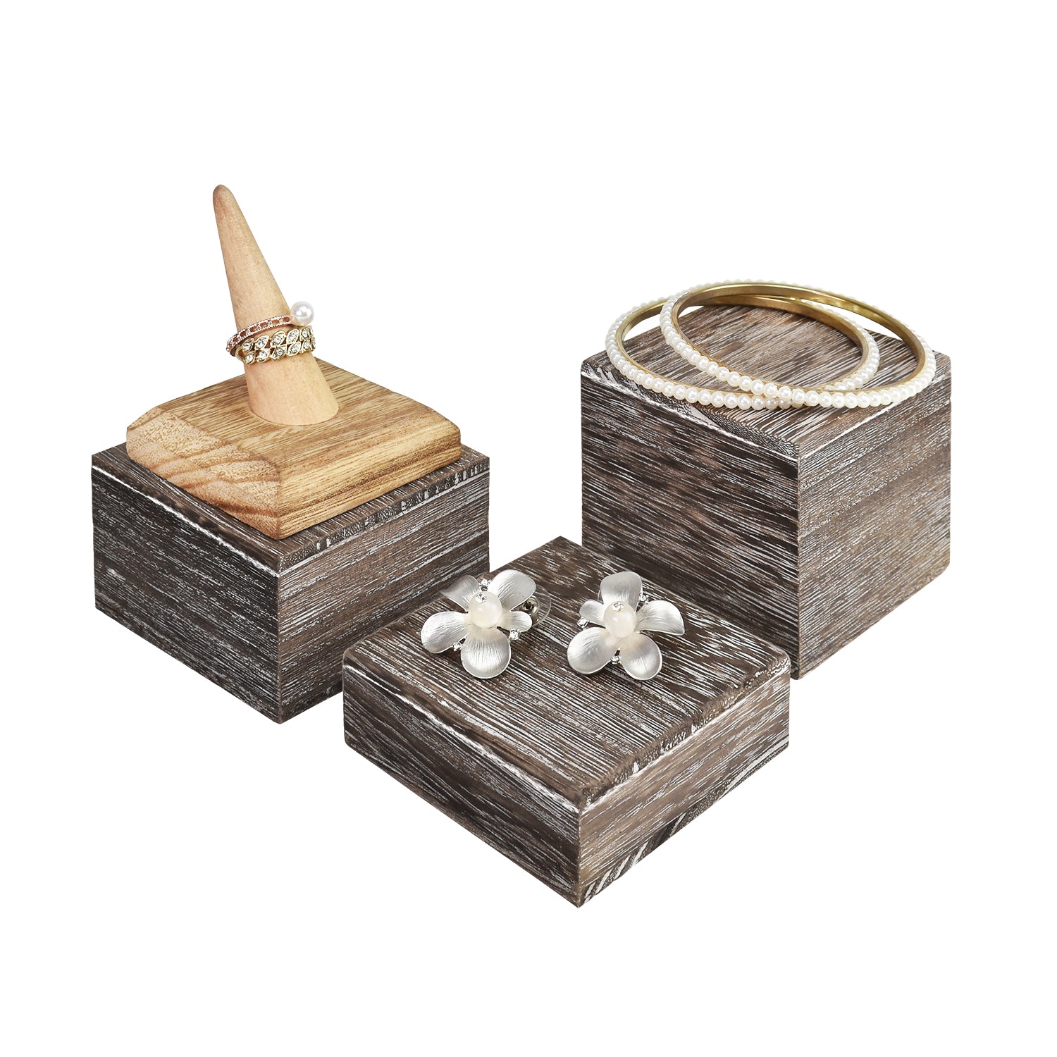 Ikee Design® Wooden Riser 3 Piece Set