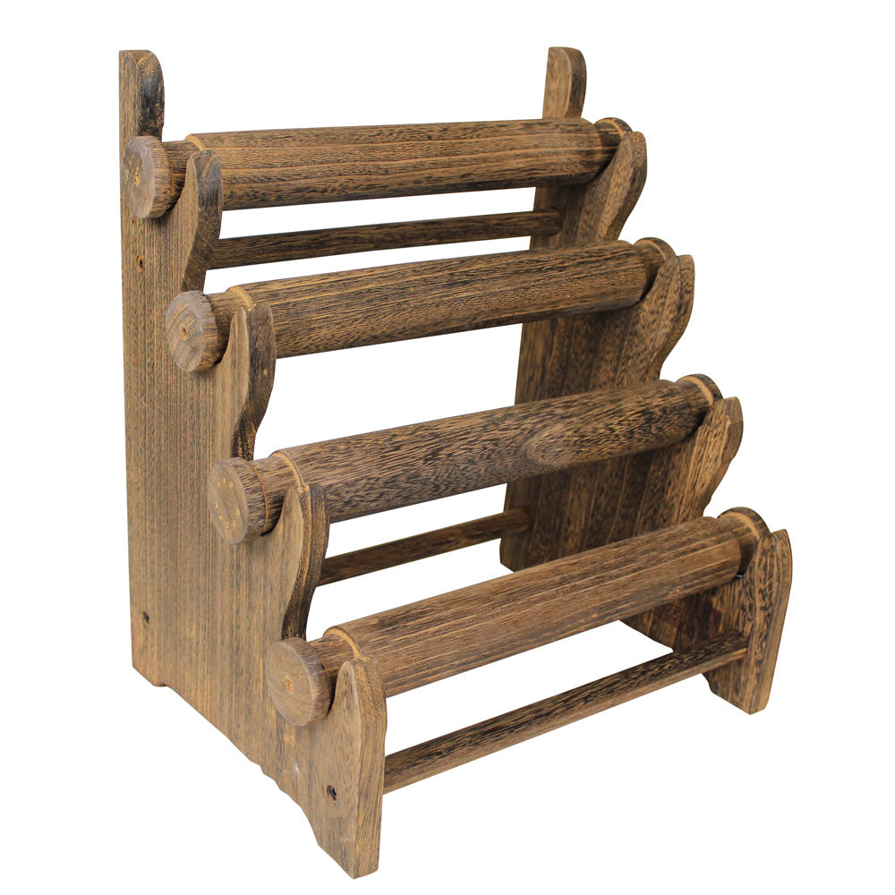 Ikee Design® Antique Wooden 4 Tier Bar Bracelet bangle holder Display