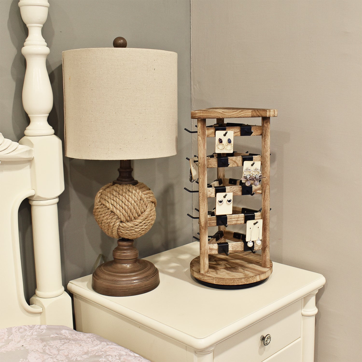 Ikee Design® 30 Hooks Jewelry Tower