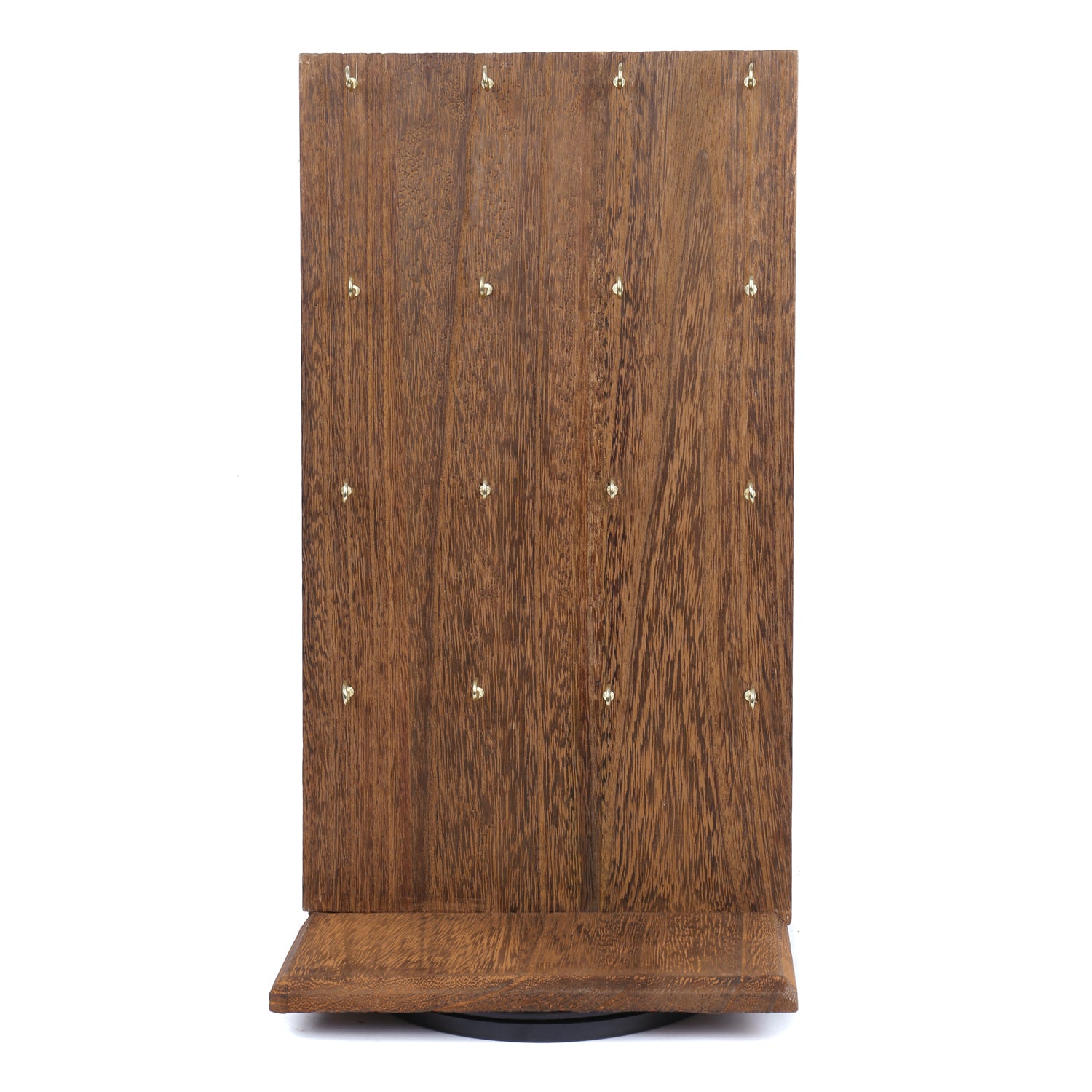 #WD5062 Two-Sided Wooden Jewelry Display Stand with 32 Hooks