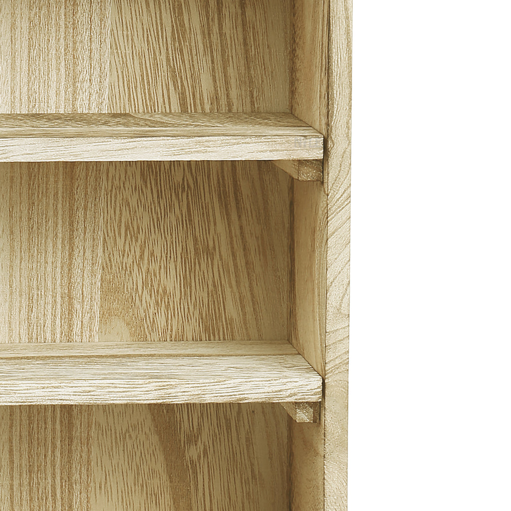 Ikee Design Wall-Mounted or Freestanding Wooden display 5-Shelf Rack