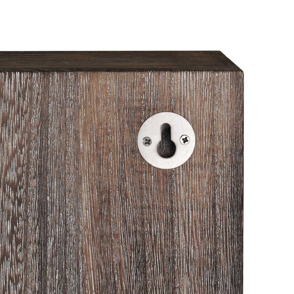 Ikee Design® Wall-Mounted or Freestanding Wooden 5-Shelf Rack