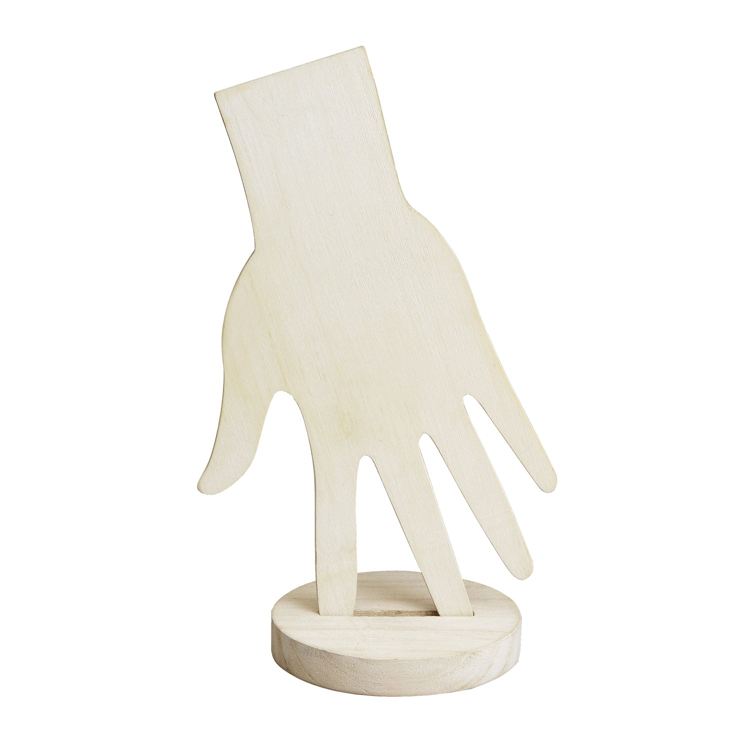 Ikee Design® 6 Pcs Set Wooden Hand Form Jewelry Display Bracelet Ring Stand Holder