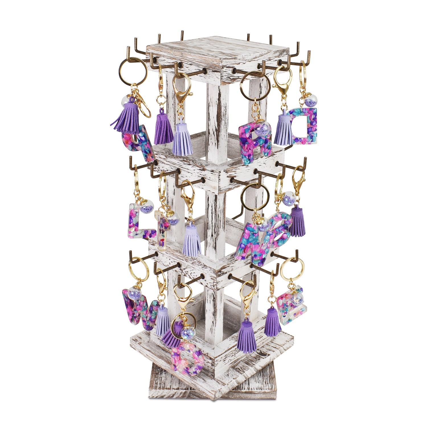 Ikee Design® Acrylic Rotating 216 Pairs Earring Holder Jewelry Display