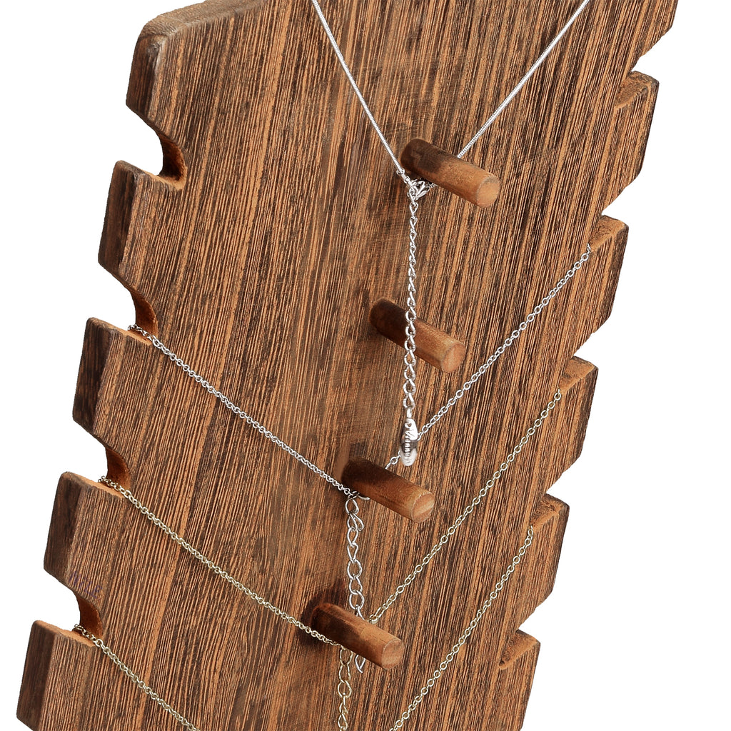 Ikee Design® Wooden Freestanding Jewelry display Holder