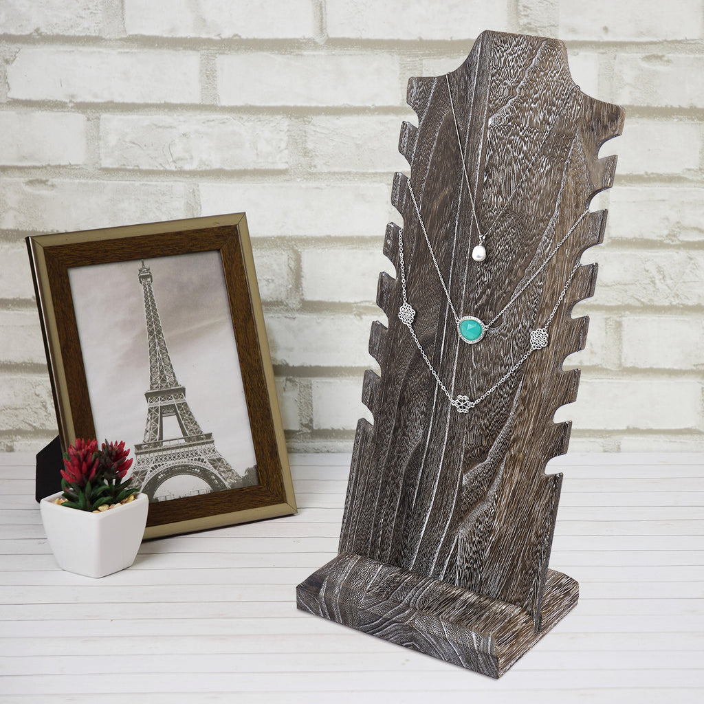 Ikee Design® Wooden Freestanding Jewelry display Holder