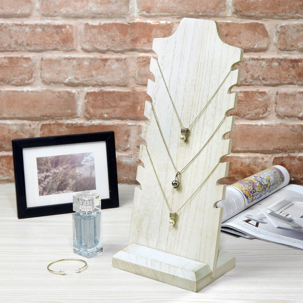 Ikee Design® Wooden Freestanding Jewelry display Holder