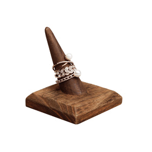 Ikee Design® 4 Pcs Set Single Finger Ring Stand Jewelry Display Holder 2 1/2" W x 2 1/2" D x 2 3/4" H