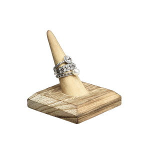 Ikee Design® 4 Pcs Set Single Finger Ring Stand Jewelry Display Holder 2 1/2" W x 2 1/2" D x 2 3/4" H