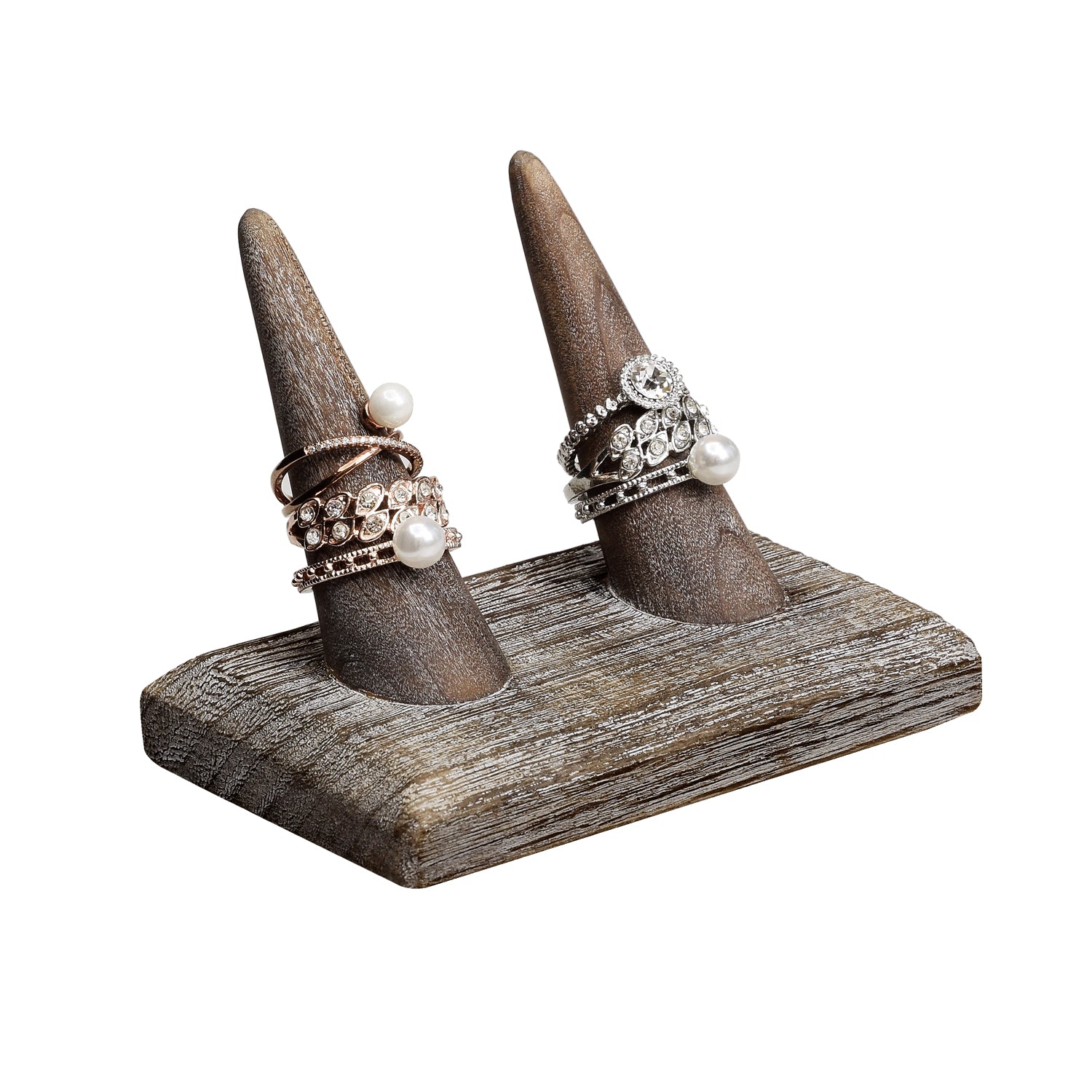 Ikee Design® 4 Pcs Set Finger Ring Stand Jewelry Display Holder 3 7/8" x 2 1/4" x 2 3/4"