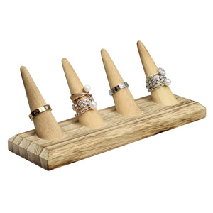 Ikee Design® 4 Pcs Set Finger Ring Stand Jewelry Display Holder 7 1/2" x 2 1/4" x 2 3/4"