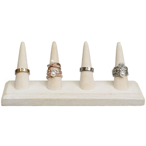 Ikee Design® 4 Pcs Set Finger Ring Stand Jewelry Display Holder 7 1/2" x 2 1/4" x 2 3/4"