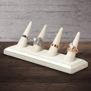 Ikee Design® 4 Pcs Set Finger Ring Stand Jewelry Display Holder 7 1/2" x 2 1/4" x 2 3/4"