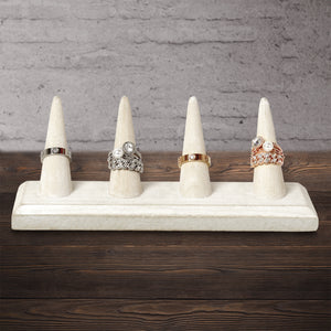 Ikee Design® 4 Pcs Set Finger Ring Stand Jewelry Display Holder 7 1/2" x 2 1/4" x 2 3/4"