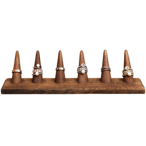 2 Pcs Set Finger Ring Stand Jewelry Display Holder 