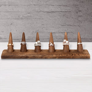 2 Pcs Set Finger Ring Stand Jewelry Display Holder 