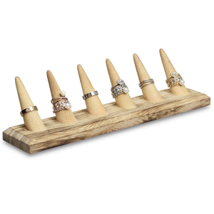 2 Pcs Set Finger Ring Stand Jewelry Display Holder 
