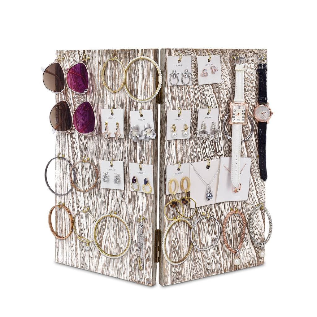 Ikee Design® Two-Sided Jewelry Display Stand