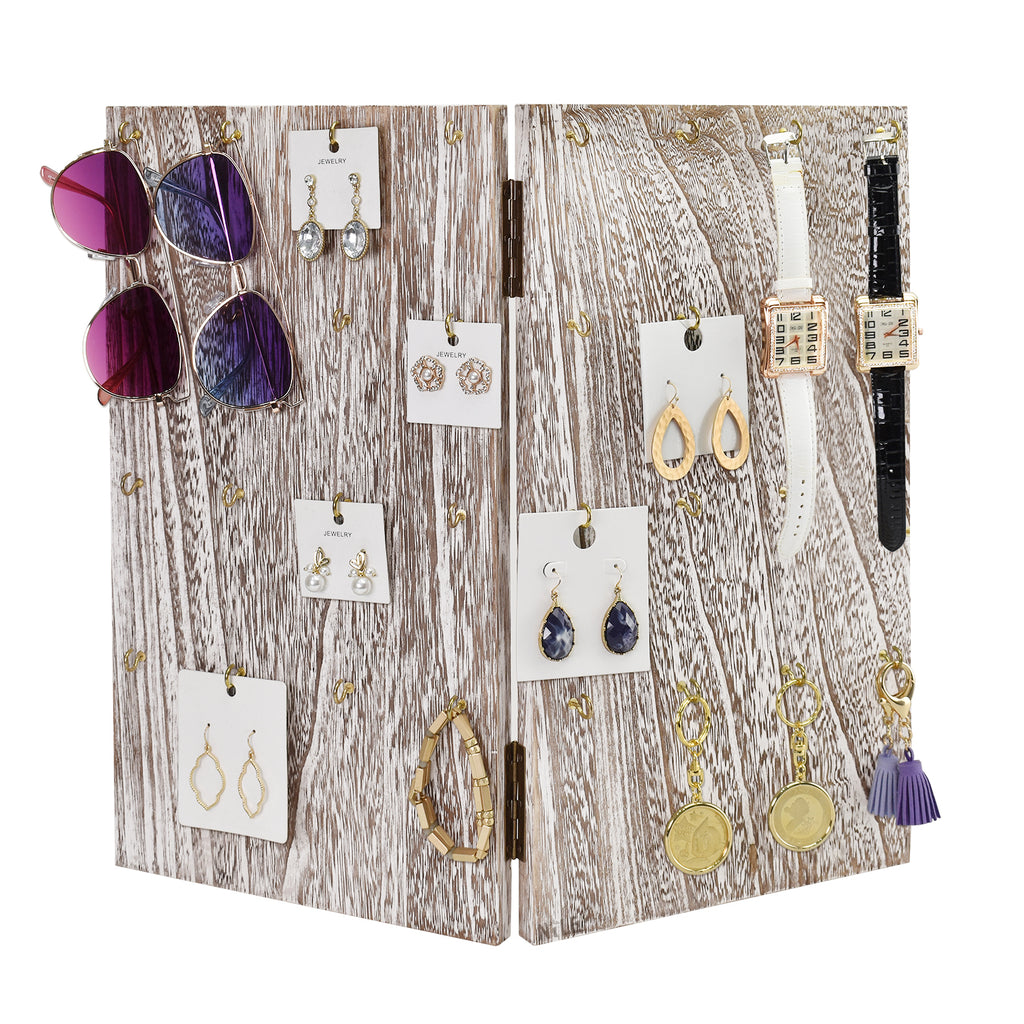 Ikee Design® Two-Sided Jewelry Display Stand