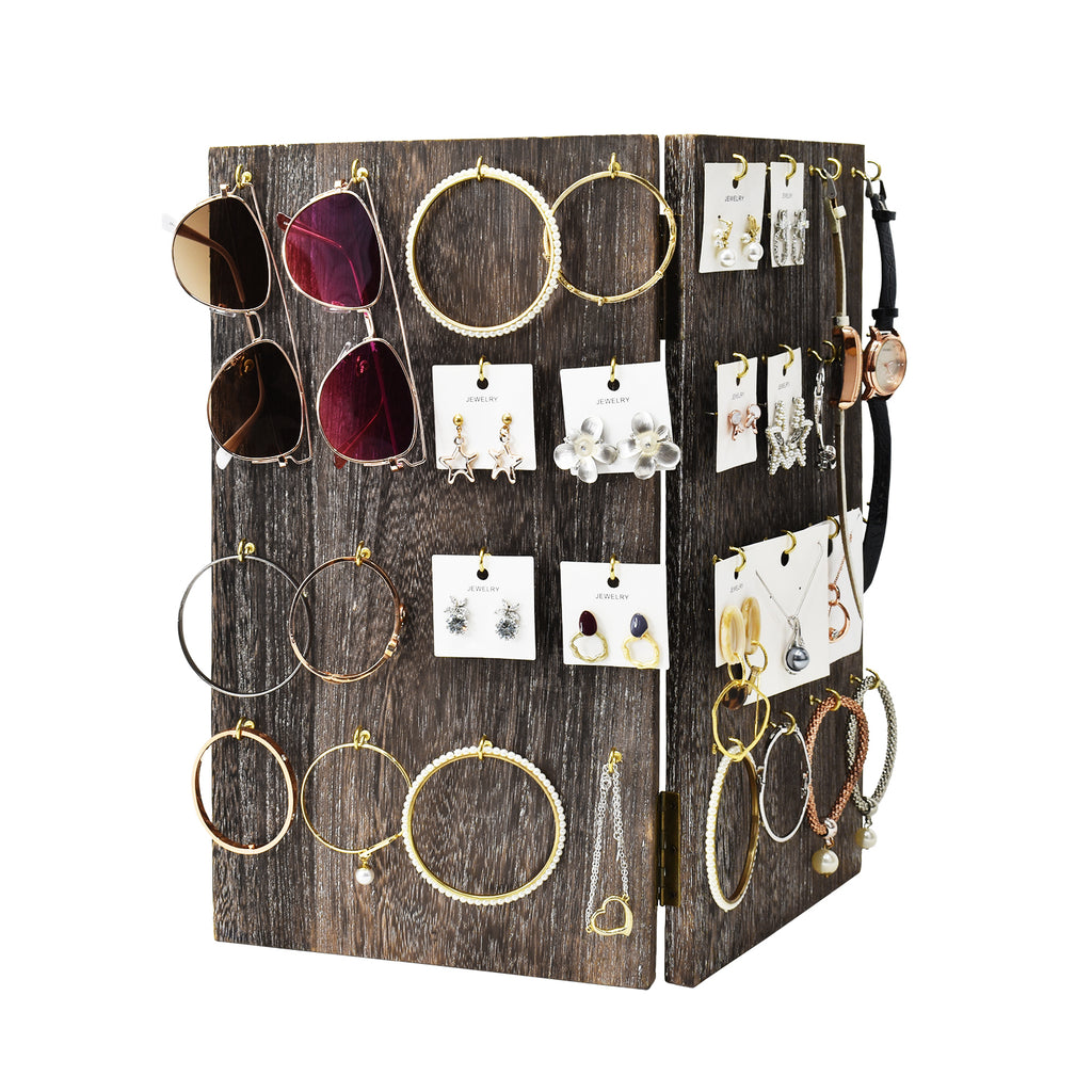 Ikee Design® Two-Sided Jewelry Display Stand