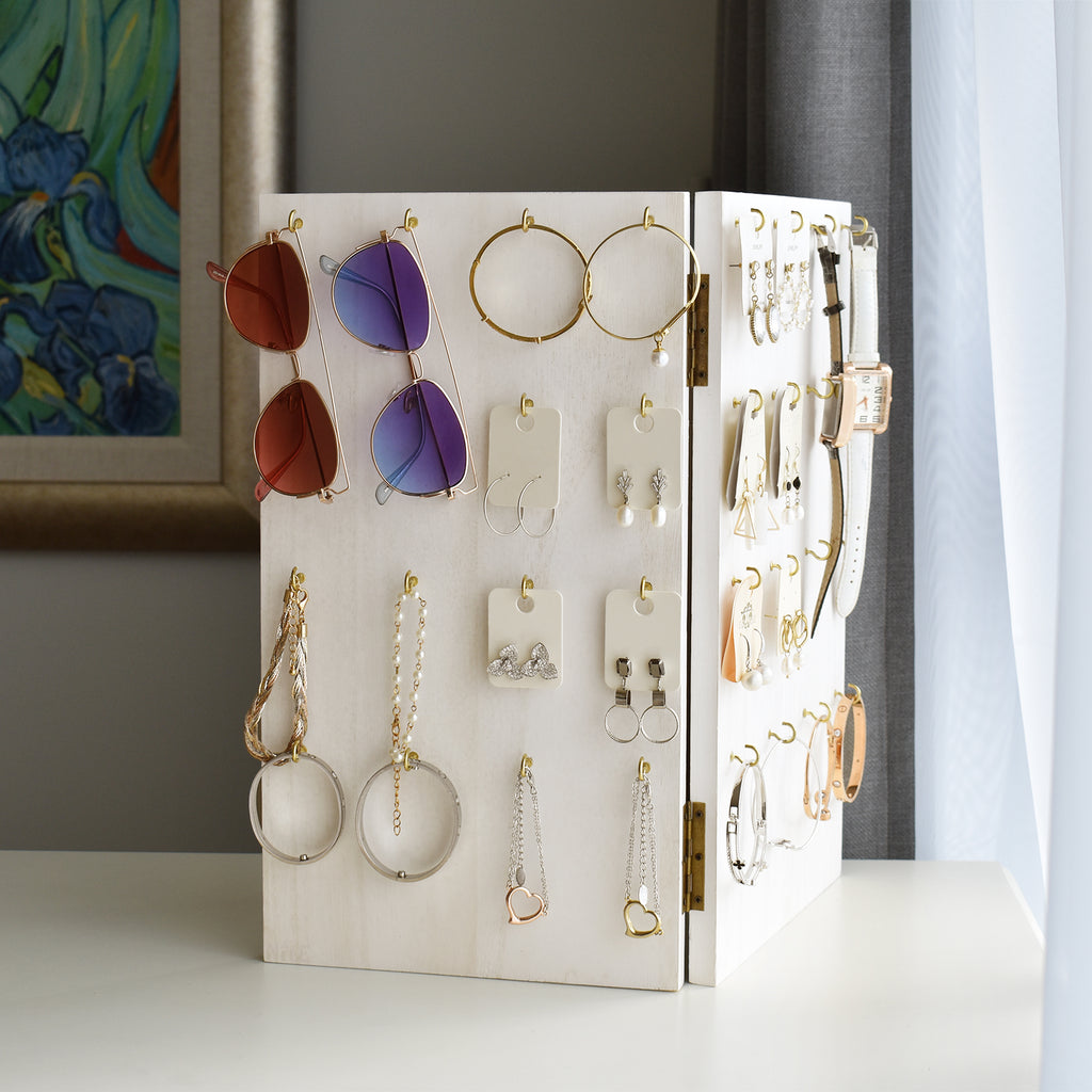 Ikee Design® Two-Sided Jewelry Display Stand