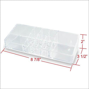 Ikee Design® Premium Acrylic Makeup Organizer Lipstick Rack with 9 Slots